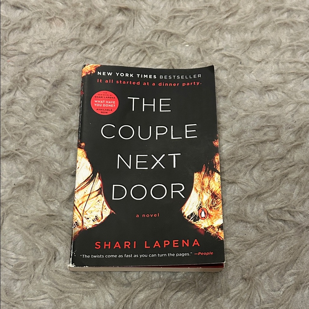 The‎ Couple Next Door by Shari Lapena - Black and Red Cover
